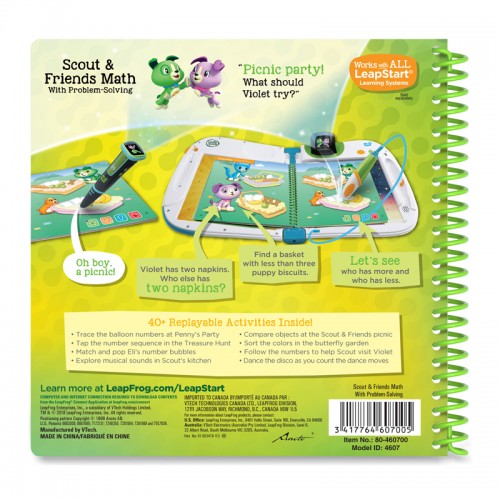 LeapFrog LeapStart 3D Scout & Friends Math with Problem Solving